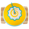 Kaizen Fish Cake Colors - Luna Shape - Super Stick - Yellow & Blue - Bamboo