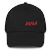 Dad Hat - Red KUSA Script Logo