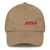 Dad Hat - Red KUSA Script Logo