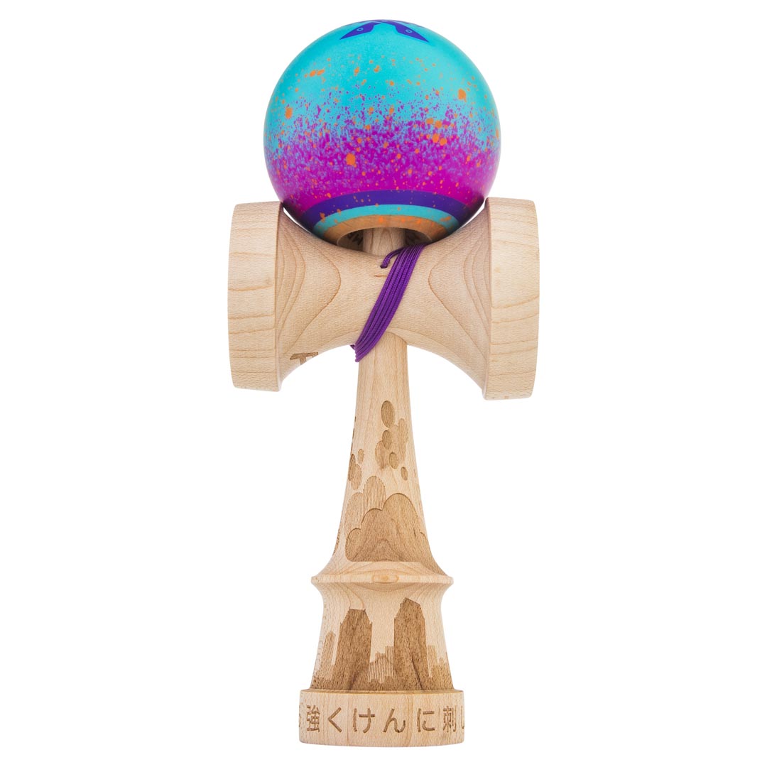 【KENT】ギャラリートレー　59cm 特大 ハンドル 装飾フット Kenyatta Williams Pro Model Kendama - #TRILLMOD 🐱⚔️ – Kendama USA