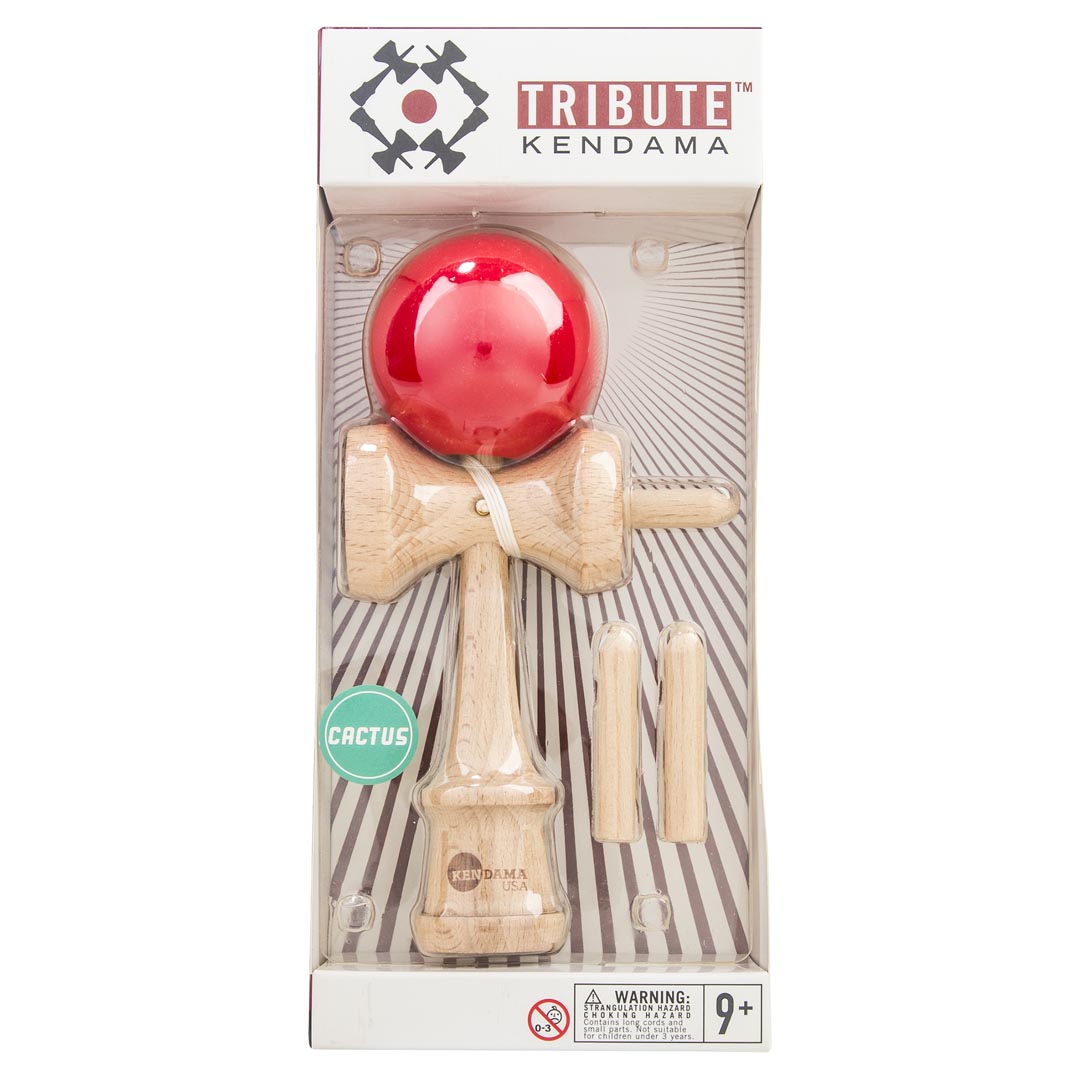 kodaume　ステラ Tribute Kendama - 4 Spike - Cactus - Red – Kendama USA