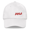 Dad Hat - Red KUSA Script Logo